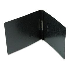 Smead End Opening PressGuard Report Cover, Prong Fastener, Letter, Black SMD81124