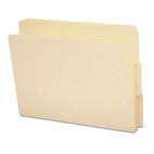 Smead End Tab File Folder, 1/3 Tab, Assorted, Letter, Manila, 100/Box SMD24130