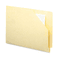 Smead End Tab File Pockets, Cut-Away Front Corner, Letter, 11 Point Manila, 100/Box SMD75700