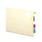 Smead End Tab File Pockets, Cut-Away Front Corner, Letter, 11 Point Manila, 100/Box SMD75700