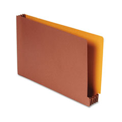 Smead End Tab File Pockets, Four-Inch Expansion, Legal, Redrope/Goldenrod Back SMD74665
