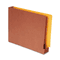 Smead End Tab File Pockets, Four-Inch Expansion, Letter, Redrope/Goldenrod Back SMD73665
