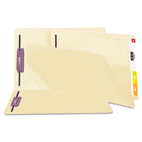 Smead End Tab Folder with SafeSHIELD Fastener, Manila, Legal, Straight Tab Cut, 50/Box SMD37117