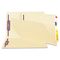 Smead End Tab Folder with SafeSHIELD Fastener, Manila, Legal, Straight Tab Cut, 50/Box SMD37117