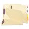 Smead End Tab Folder with SafeSHIELD Fastener, Manila, Letter, Straight Cut, 50/Box SMD34117