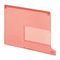Smead End Tab Out Guides with Pockets, Poly, Letter, Red, 25/Box SMD61950