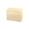 Smead End-Tab Pockets with 5 1/4 Inch Expansion, Letter, Poly, Manila, 4/Box SMD73720