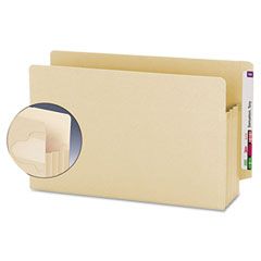 Smead End Tab Tuff Pockets, 3 1/2 Exp, Legal, Manila, 10/BX SMD76150
