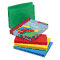 Smead Expansion Drop Front File Pockets, Straight Tab, Poly, Letter, Assorted, 4/Box SMD73500