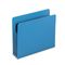 Smead Expansion Drop Front File Pockets, Straight Tab, Poly, Letter, Blue, 4/Box SMD73503