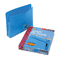 Smead Expansion Drop Front File Pockets, Straight Tab, Poly, Letter, Blue, 4/Box SMD73503