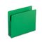 Smead Expansion Drop Front File Pockets, Straight Tab, Poly, Letter, Green, 4/Box SMD73502