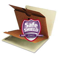 Smead Extra-Heavy Pressboard End Tab Classification Folders, Letter, 10/Box SMD26861