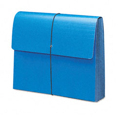 Smead Extra-Wide 5 1/4 Inch Expansion Wallets, 12 3/8 x 10, Navy Blue SMD71122