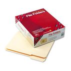 Smead File Folder, 1/3 Cut First Position, Reinforced Top Tab, Letter, Manila, 100/Box SMD10335
