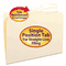 Smead File Folder, 1/3 Cut Third Position, Reinforced Top Tab, Letter, Manila, 100/Box SMD10337