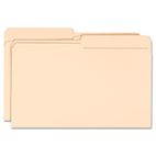 Smead File Folders, 1/2 Cut, One-Ply Top Tab, Legal, Manila, 100/Box SMD15320