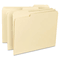Smead File Folders, 1/3 Cut Assorted, Reinforced Top Tab, Letter, Manila, 100/Box SMD10334