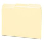 Smead File Folders, 1/3 Cut, Double-Ply Top Tabs, Letter, Manila, 12/Pack SMD11534