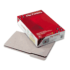 Smead File Folders, 1/3 Cut, Reinforced Top Tab, Legal, Gray, 100/Box SMD17334
