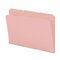 Smead File Folders, 1/3 Cut, Reinforced Top Tab, Legal, Pink,100/Box SMD17634