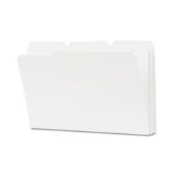 Smead File Folders, 1/3 Cut, Reinforced Top Tab, Legal, White, 100/Box SMD17834