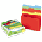 Smead File Folders, 1/3 Cut, Reinforced Top Tab, Letter, Assorted, 100/Box SMD11993