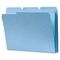 Smead File Folders, 1/3 Cut, Reinforced Top Tab, Letter, Blue, 100/Box SMD12034