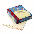 Smead File Folders, 1/3 Cut Second Position, One-Ply Top Tab, Letter, Manila, 100/Box SMD10332