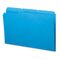 Smead File Folders, 1/3 Cut Top Tab, Legal, Blue, 100/Box SMD17043