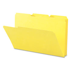Smead File Folders, 1/3 Cut Top Tab, Legal, Yellow, 100/Box SMD17943
