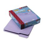 Smead File Folders, 1/3 Cut Top Tab, Letter, Lavender, 100/Box SMD12443