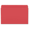 Smead File Folders, Straight Cut, Reinforced Top Tab, Legal, Red, 100/Box SMD17710