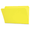 Smead File Folders, Straight Cut, Reinforced Top Tab, Legal, Yellow, 100/Box SMD17910