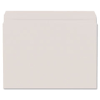 Smead File Folders, Straight Cut, Reinforced Top Tab, Letter, Gray, 100/Box SMD12310