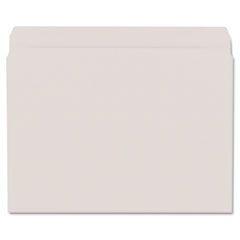 Smead File Folders, Straight Cut, Reinforced Top Tab, Letter, Gray, 100/Box SMD12310