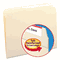 Smead File Folders, Straight Cut, Reinforced Top Tab, Letter, Manila, 100/Box SMD10310