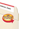 Smead File Folders, Straight Cut, Reinforced Top Tab, Letter, Manila, 100/Box SMD10310