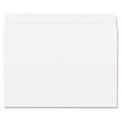 Smead File Folders, Straight Cut, Reinforced Top Tab, Letter, White, 100/Box SMD12810