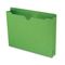 Smead File Jacket, Double-Ply Tab and 2" Expansion, Letter, 11 Point, Green, 50/Box SMD75563