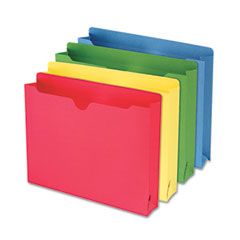 Smead File Jacket, Double-Ply Tab, Two Inch Expansion, Letter, Assorted Colors, 50/Box SMD75673