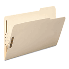 Smead Folder, Two Fasteners, 1/3 Cut Third Position, Top Tab, Legsl, Manila, 50/Box SMD19538