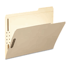 Smead Folder, Two Fasteners, 1/3 Cut Third Position, Top Tab, Letter, Manila, 50/Box SMD14538