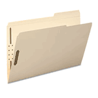 Smead Folder, Two Fasteners, 2/5 Cut Right, Top Tab, Legal, Manila, 50/Box SMD19587