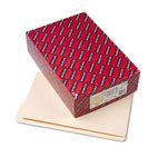 Smead Folders, 1/3 Cut Assorted, Reinforced End Tab, Legal, Manila, 100/Box SMD27134