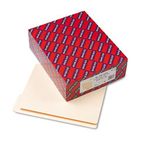 Smead Folders, 1/3 Cut Top, Reinforced End Tab, Letter, Manila, 100/Box SMD24135