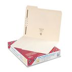 Smead Folders, One Fastener, 1/3 Cut Assorted, Top Tab, Letter, Manila, 50/Box SMD14534