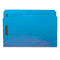 Smead Folders, Two Fasteners, 1/3 Cut Assorted, Top Tab, Legal, Blue, 50/Box SMD17040
