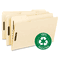 Smead Folders, Two Fasteners, 1/3 Cut Assorted Top Tabs, Legal, Manila, 50/Box SMD19547