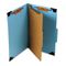 Smead Four Section Hanging Classification Folder, Pressboard/Kraft, Legal, Blue SMD65155